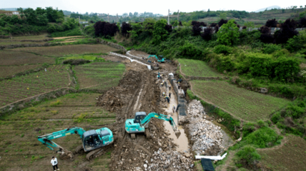 修文县久长街道大力推进山洪沟综合整治项目建设